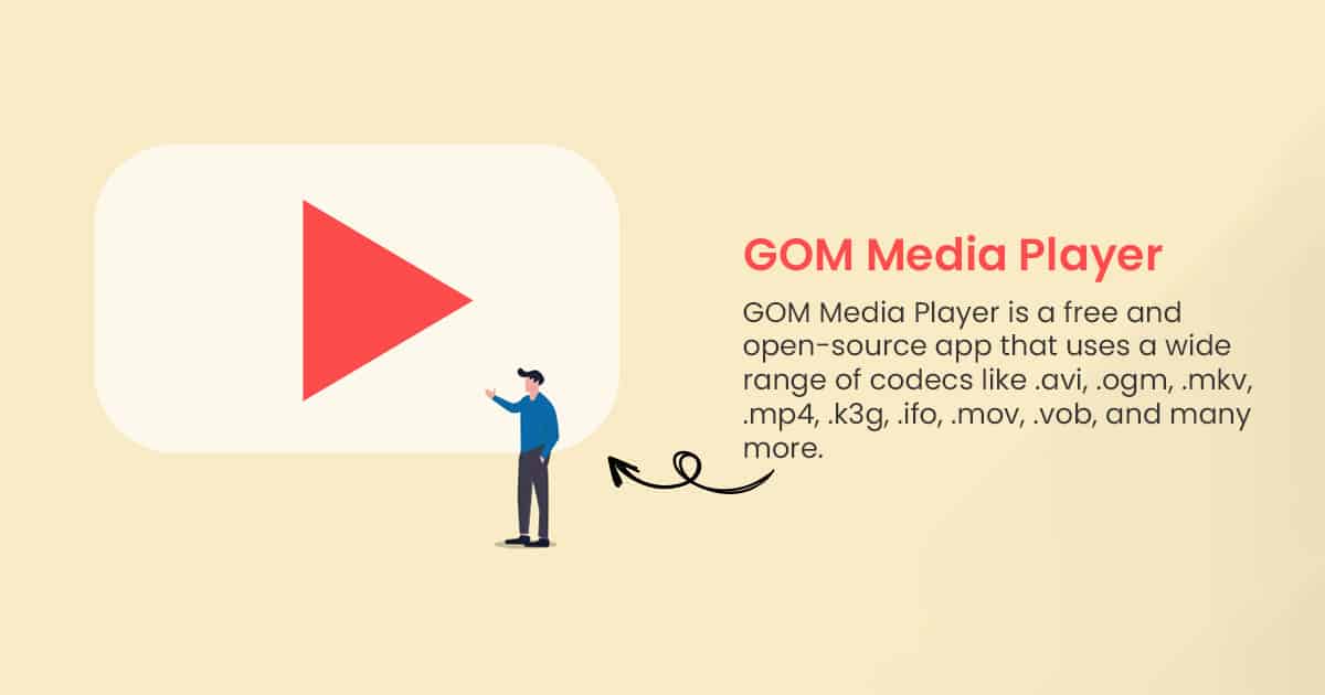 6) GOM Media Player:
